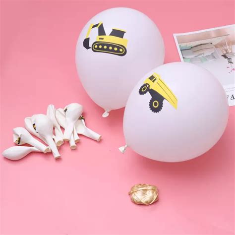 10 PCS BAU Lkw Ballon Kinder Geburtstag Ballon Geburtstag Partei