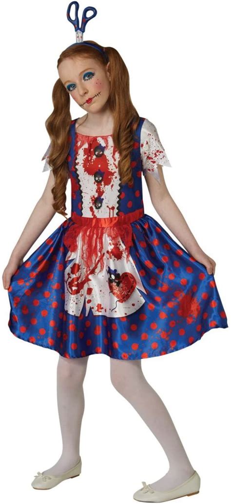 Rubies Official Rag Doll Halloween Girls Costume Fairytale Horror