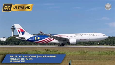 K Mh Malaysia Airlines Airbus A M Mtk Kul Wmkk