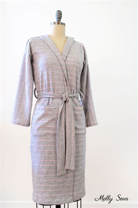 Sew A Robe Easy Tutorial Melly Sews Dressing Gown Pattern Kimono