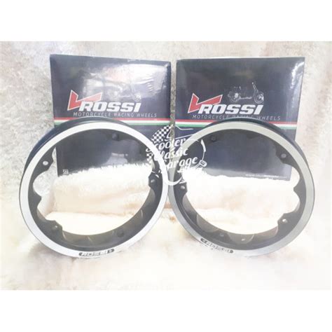 Jual Velg Tubeless Vespa Vrossi Atau V Rossi Ring Model Vrx Black