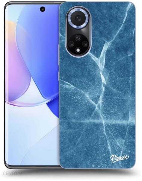 Silikonowe Czarne Etui Na Huawei Nova Blue Marble Etui Na Telefon