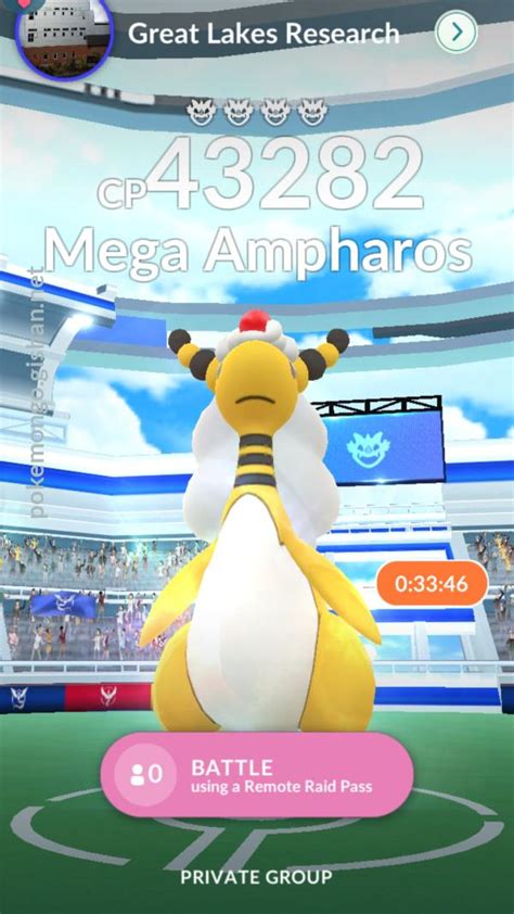 Mega Ampharos Raid Boss Pokemon Go