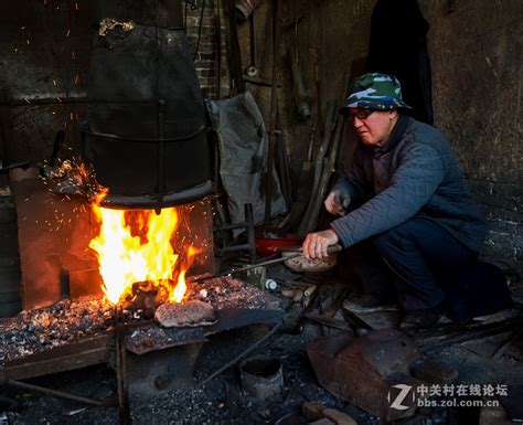 铁匠打铁 民间传统手艺拍摄 中关村在线摄影论坛