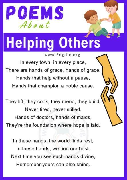 10 Poems About Helping Othersservice To Others Engdic