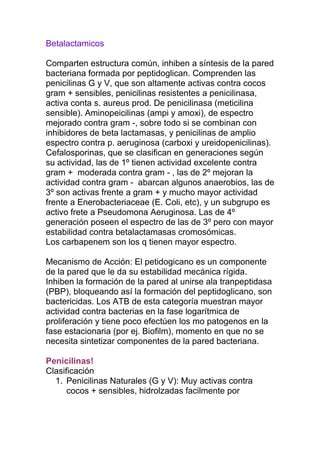 Betalactamicos PDF