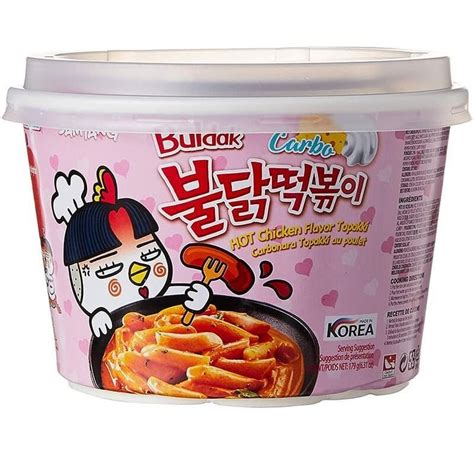 Samyang Buldak Hot Chicken Flavor Topokki Carbonara Kpop2eu