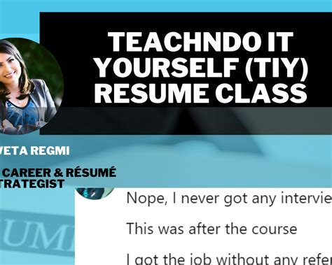 TIY Self Paced Resume Course Teachndo