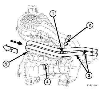 Assembly Housing A C And Heater Distribution Rear Heating