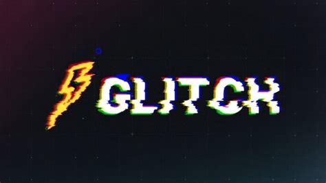 Glitch Logo V After Effects Template Youtube