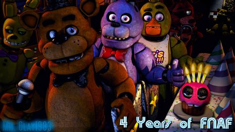 Sfmfnaf Fnafs 4th Anniversary Thingy By Mrclay1983 On Deviantart