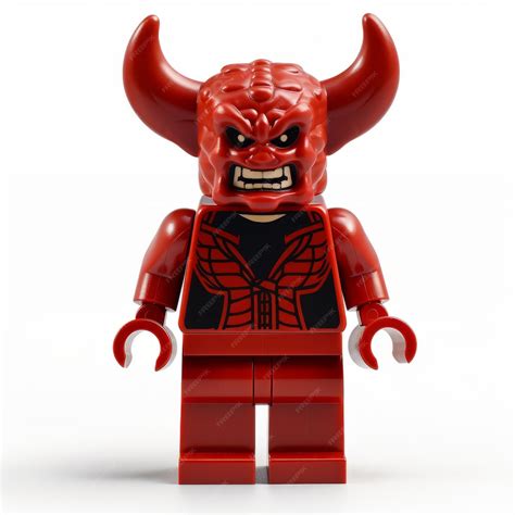 Premium Photo | Intense Lego Devil Belial Minifigure With Detailed ...