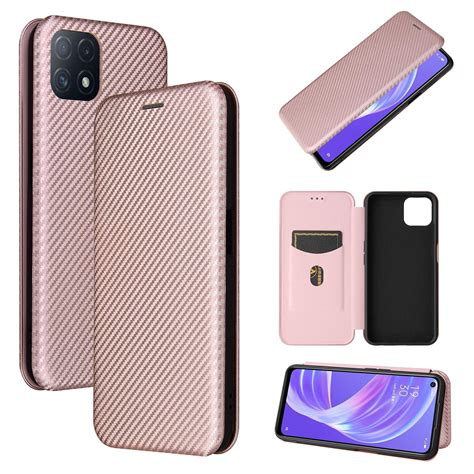 Mobile Phone Protection Case For For Oppo A G Carbon Fiber Texture