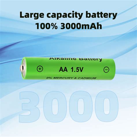 Pcs V Mah Aa Rechargeable Batteries Alkaline Battery For Light