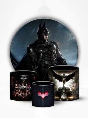 Kit Painel Redondo Trio De Cilindro Batman Elo7