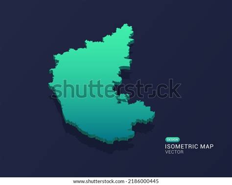 Karnataka Map On Green Color Photos, Images and Pictures