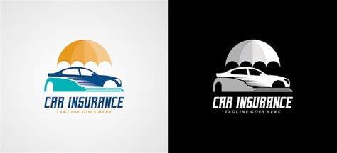 Premium Vector | Car insurance logo design with vector symbol of ...