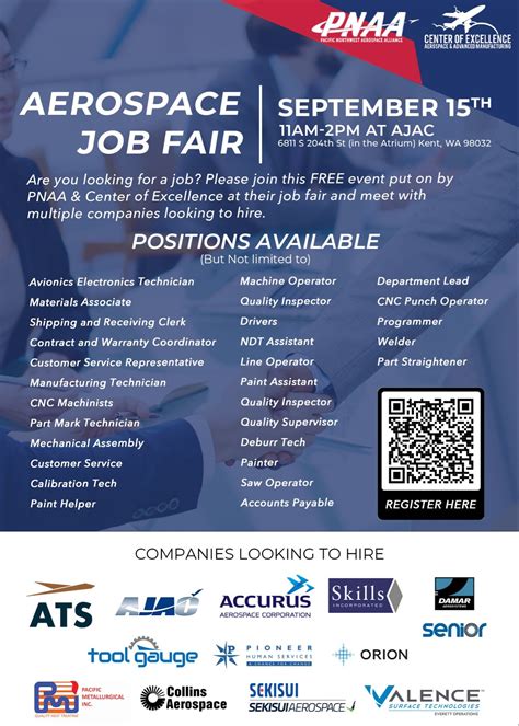 Aerospace Job Fair Center Of Excellence For Aerospace And Advanced