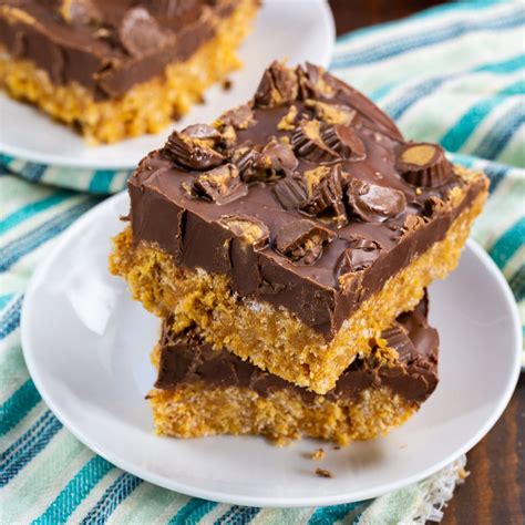 Chocolate Peanut Butter Rice Krispie Treats Spicy Southern Kitchen