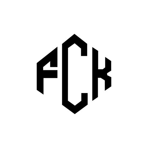 Dise O De Logotipo De Letra Fck Con Forma De Pol Gono Fck Pol Gono Y