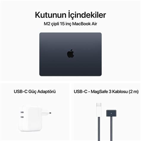 MacBook Air MQKX3TU/A M2 8Gb-512Gb Ssd-Liquid Retina-15.3inc-Gece ...
