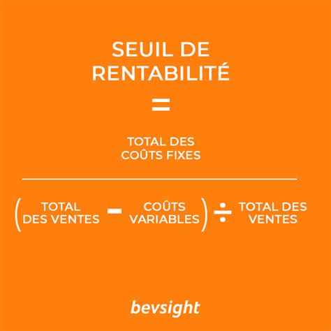 Découvrir 85 imagen formule de calcul seuil de rentabilité fr