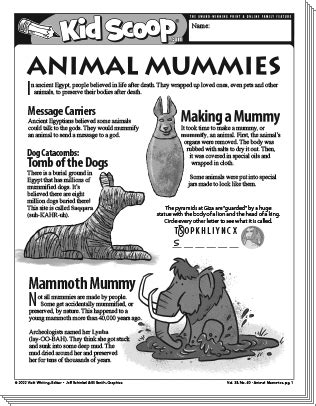 Animal Mummies | Kid Scoop