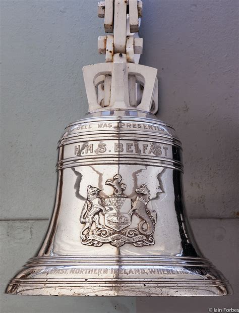 Ships Bell Hms Belfast Seen On The Slightly Rusty Qua Flickr