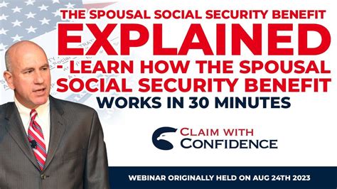 The Secret To The Spousal Social Security Benefit EXPLAINED YouTube