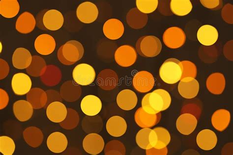 Golden Bokeh Lights Stock Image Image Of Beautiful 126654723