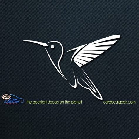 Hummingbird Car Decal Graphic | Window Stickers