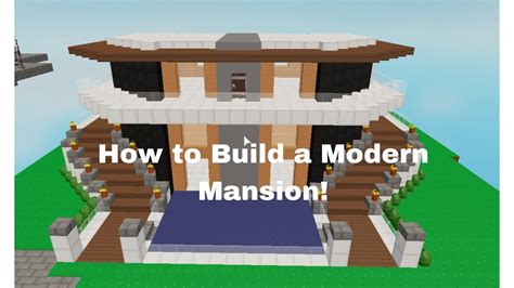 How To Make a ADVANCED MODERN MANSION! (Roblox Islands) - YouTube