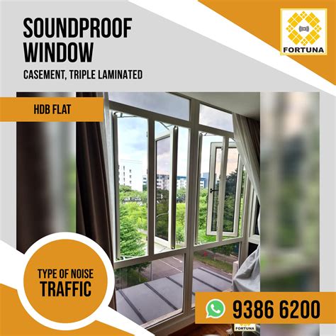 Fortuna Sound Proof Windows - "🏠 Location: HDB Flat 🔊 Noise Problem