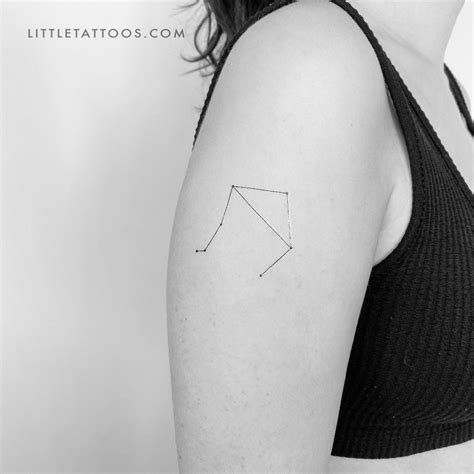 Libra Constellation Temporary Tattoo - Set of 3 – Little Tattoos