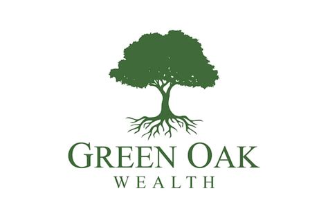 Premium Vector Illustrations Of Shady And Green Oak Trees Logo Design