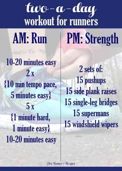 Two A Day Workouts For Runners Brooklyn Active Mama