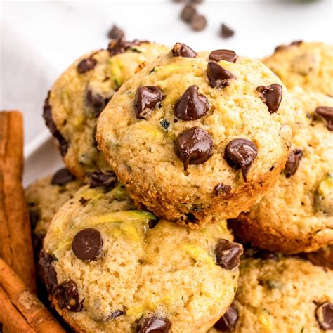 Zucchini Chocolate Chip Muffins Oh My Veggies Karinokada