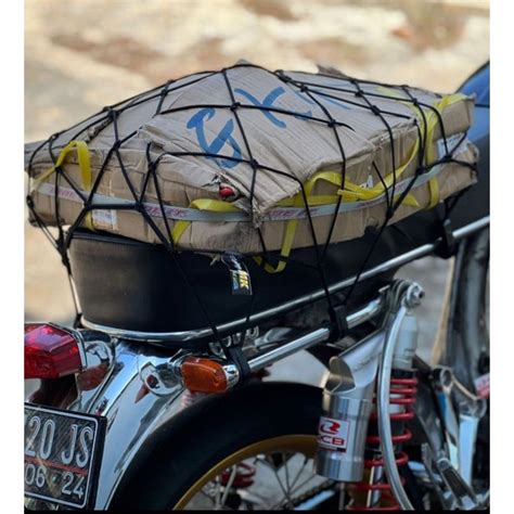 Jual JARING MK MININET MERGOKAHANAN JARING HELM CARGO NET MOTOR JARING