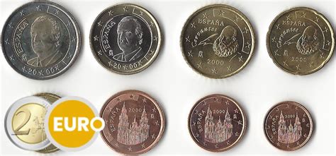 Spanje Euro Set Unc Cent Tot Euro Euronotes Be