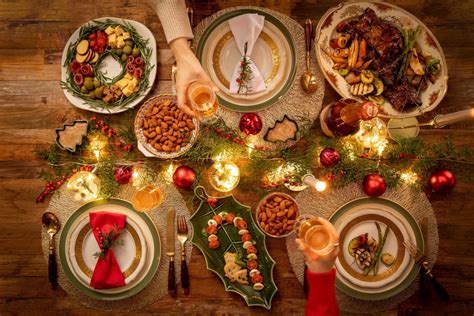 Онлайн пазл «Праздничный ужин