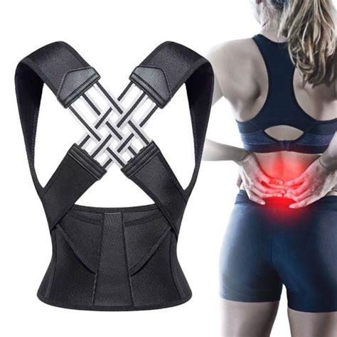Corretor Postural Feminino Confortável - Corretor Postural Ortopédico Feminino e Masculino Ajustável Original ...
