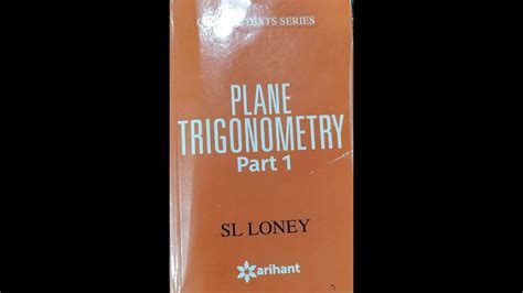 Solution Of Plane Trigonometry By Sl Loney Chapter Exercise Part