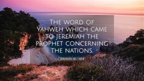 Jeremiah Web Desktop Wallpaper The Word Of Yahweh Which Came To