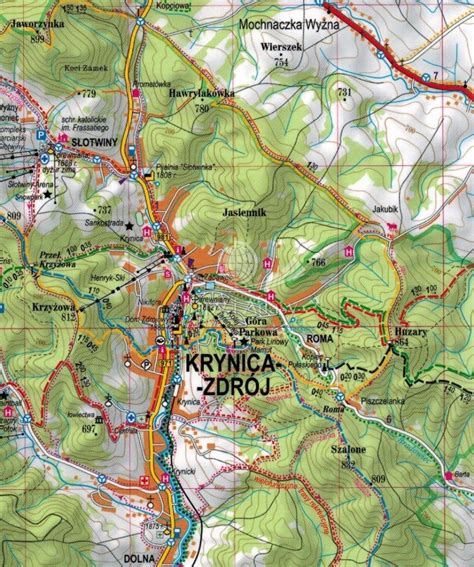 Beskid S Decki Laminowana Mapa Turystyczna Expressmap