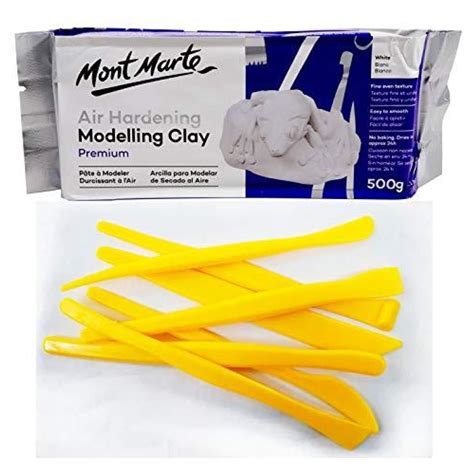 Mont Marte Air Hardening Modelling Clay White 500gms With Clay