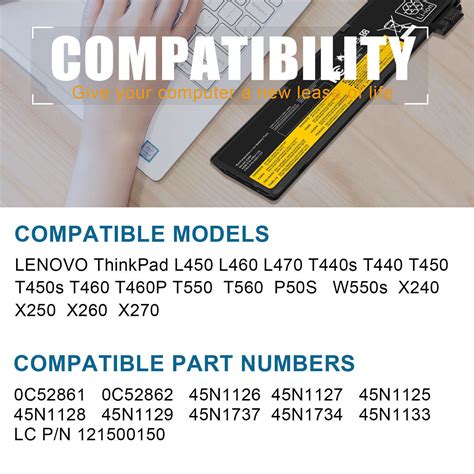 N N Battery For Lenovo Thinkpad T T S X X