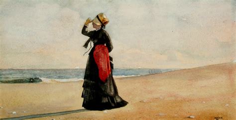 Winslow Homer Woman On The Beach Marshfield 1874 Creazilla