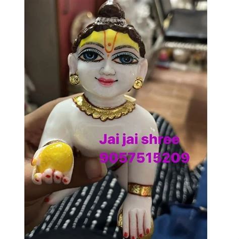 Inch Marble Laddu Gopal Statue Temple At In Jaipur Id