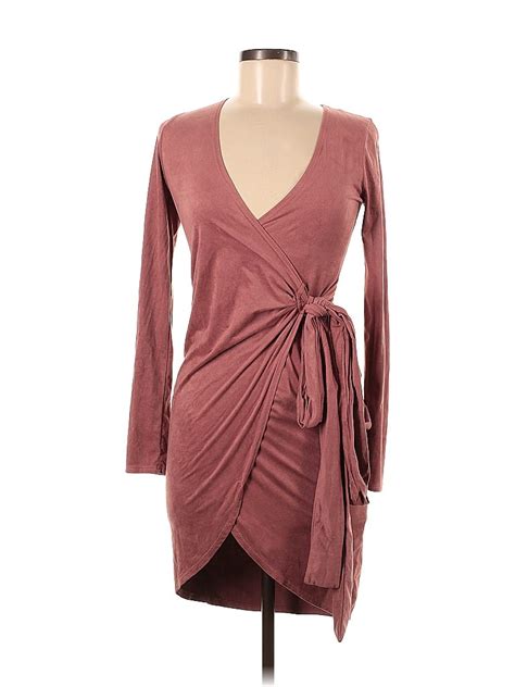 Naked Wardrobe Burgundy Cocktail Dress Size S Off ThredUp