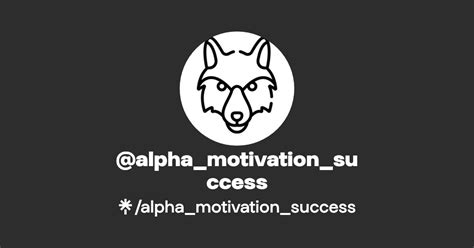 Alpha Motivation Success Instagram TikTok Linktree